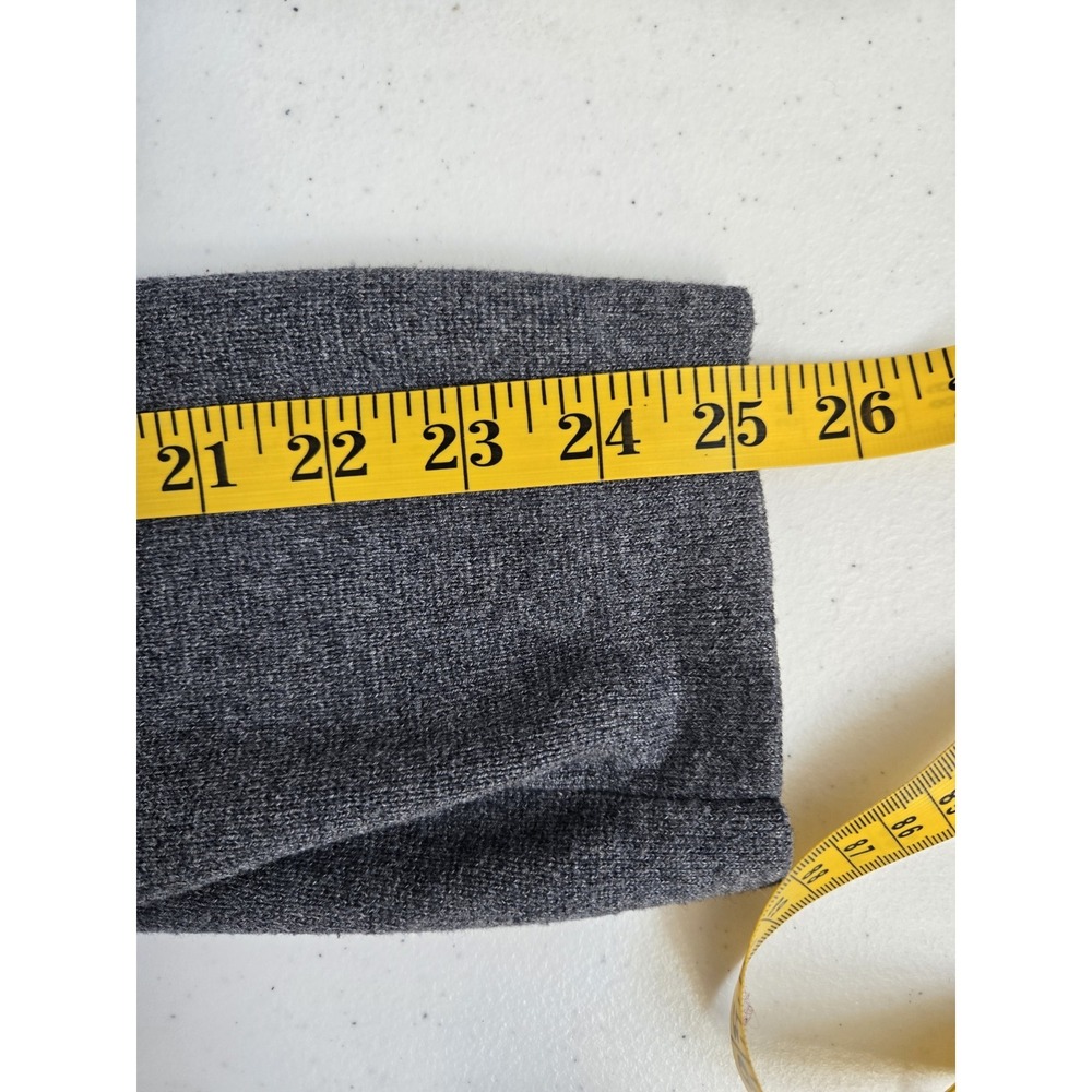 Eddie Bauer Men's XL Gray Mediumweight Thick Long Sleeve Crew Neck Knit Sweater - Picture 12 of 14